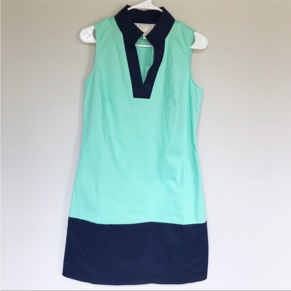Sail to Sable STS Color Block Sleeveless Tunic Dress XS